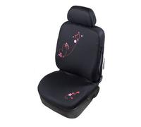 Start Glamour Coprisedile Singolo anteriore Universale nero-rosso