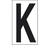 Start Adesivo lettera K abitazioni uffici luoghi pubblici 10CMx5,6CM