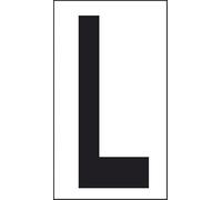 Start Adesivo lettera L abitazioni uffici luoghi pubblici 10CMx5,6CM