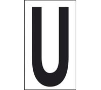 Start Adesivo lettera U abitazioni uffici luoghi pubblici 10CMx5,6CM