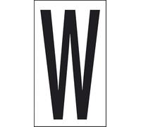 START Adesivo lettera W abitazioni uffici luoghi pubblici 10CMx5,6CM