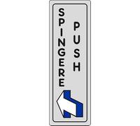 Adesivo Spingere Push porte negozi uffici 15CMx5CM Adesivo Spingere Push porte negozi uffici 15CMx5CM