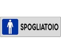 Adesivo Spogliatoi uomini palestre negozi piscine 15CMx5CM Adesivo Spogliatoi uomini palestre negozi piscine 15CMx5CM