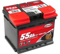 START Batteria Auto 55AH 12V 480A polo positivo destro Cassetta L1 Originale