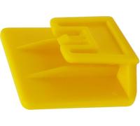 START Clip Telepass Compatibile con Modello Europeo, Misura 3x3 cm, con Adesivo Trasparente per Vetro