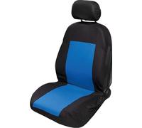 Coprisedile singolo anteriore auto Stretch nero/blu protezione sedile START