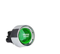 Start Engine Interruttore 12V / 24V 50A Interruttore di arresto di avviamento del motore dell'auto Interruttore di avviamento a pulsante senza chiave LED con luce generale Accensione(GREEN)