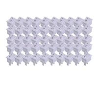 Start Engine Interruttore Interruttore moto Accessori auto 5 pz/set Interruttore a pulsante 21x15mm SPST 2Pin 6A 250V KCD11 Snap-in On/Off Interruttore Accensione Avviamento(White -50pcs)