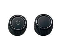Start Engine Interruttore Misura per Volkswagen Polo 5 6R MK5 GTI Fox Golf 6 Lettore CD di navigazione Manopola Radio Rotary Switch Interruttore del volume Accensione(Left and Right)