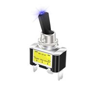 Start Engine Interruttore Per il settore automobilistico 1PCS 30A 12V LED Car Toggle Switch illuminato Toggle Rocker Switch SPST ON Off 2 posizioni 3Pin Accensione(Blue)