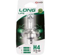 START H4 Long Life Lampadina Singola per luci auto 12V 60/55W P43t Originale