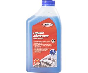 Start - Liquido refrigerante anticongelante Professionale - Protezione da -22°C a +120°C - Formula avanzata per radiatori Auto, Camion, Moto e impianti industriali - Flacone da 1 litro