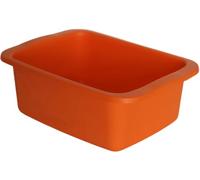 START Machiavelli catino rettangolare Bacinella in plastica di capacità 10L. Vaschetta multiuso misure 42 x 31 x 15,5 cm (Arancio)