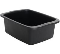 START Macchiavelli catino rettangolare - Bacinella in plastica di capacità 10L. Vaschetta multiuso misure 42 x 31 x 15,5 cm (Nero)