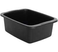 START Machiavelli catino rettangolare Bacinella in plastica di capacità 10L. Vaschetta multiuso misure 42 x 31 x 15,5 cm (Nero)