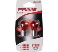 PY21W Coppia di lampadine in vetro arancio per luci auto 12V 21W BAU15s