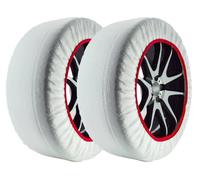 START Set 2 Calze da Neve Bianche | Omologate EN 16662-1 | in Tessuto | Adatte p