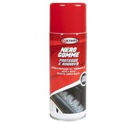 START Spray Nero per Gomme Professionale 400 ml - Protezione e Lucentezza Estrema per Pneumatici, Effetto Lucido Immediato, Formula di Qualità per Uso Auto e Moto