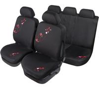 Start START Set Completo Coprisedili Glamour Universale nero- rosso Originale