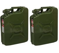 Start Tanica in Ferro Antiscoppio per Carburante 10L - Omologata, Resistente e Sicura per Benzina e Diesel (Confezione da 2)