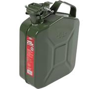 Tanica in Ferro Antiscoppio per Carburante 5L - Omologata, Resistente e Sicura per Benzina e Diesel