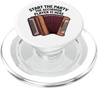 Start The Party Fisarmonica Player Music Instrument PopSockets PopGrip per MagSafe