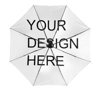 Start to Create Ombrelli Antivento Portatili Pieghevoli Personalizzati, Ombrello Personalizzato Con Testo, Logo E Foto Per Pioggia, Sole, Idea Regalo Divertente Per Uomini, Donne, Amici (Nero)