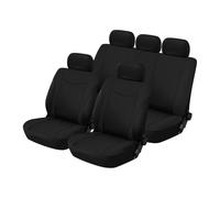 Start Veneris Set Coprisedili Auto Universali in Poliestere, Nero