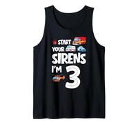 Start Your Sirens I Am 3 Anni 3 ° Compleanno Bambino Canotta