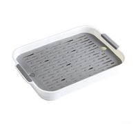 Startbuymore 1 lettiera per conigli, in ABS, con griglia rialzata e bordi lisci, progettata per porcellini d'India, conigli, furetti, cincillà e criceti (C)