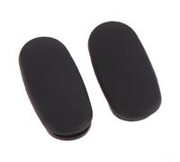 Startbuymore 2 fermi ovali in gomma per deragliatore per bicicletta, per la gestione dei cavi del telaio in carbonio, guarnizioni nere senza attrezzi per il routing interno, impediscono l'ingresso di