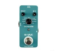 Startbuymore 9 Tipo Digital Reverb Pedale Per Chitarra Per MVAVE Con True Bypass Switch, Indicatore LED E In Lega di Zinco Portatile Shell