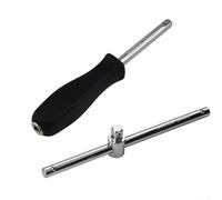 Startbuymore Adattatore per chiave a bussola resistente da 1/4 3/8 1/2 con asta di prolunga per barra scorrevole, acciaio al cromo vanadio e design a sfera antiscivolo per la sicurezza delle prese