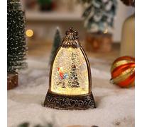 Startbuymore Candele natalizie a LED per candele decorative, Babbo Natale, alce, pupazzo di neve, candele in plastica senza fuoco, per migliorare l'atmosfera delle vacanze (stile ragazzo)