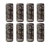 Startbuymore Confezione da 8 protezioni robuste per tronco d'albero, scudi in plastica personalizzabili per una crescita sana delle piante, previene problemi di insetti (marrone)