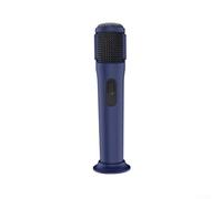 Startbuymore Copertura speciale in silicone per microfono wireless JBL con base a terra per fermare movimenti involontari su tavoli o pavimenti (blu scuro)