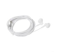 Startbuymore Cuffie cablate con cavo ottimizzato per il collegamento diretto alla sorgente audio e un'enfasi reattiva a bassa frequenza sull'attrezzatura entry level (bianco)