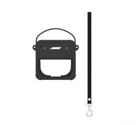 Startbuymore Custodia in silicone liscio con tracolla funzionale per Bose per SoundLink 2a generazione per uso quotidiano senza interruzioni (nero)