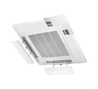 Startbuymore Gruppo deflettore d'aria per condizionatori da incasso a soffitto, progettato per essere fissato solo tramite meccanismo a clip a molla