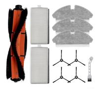 Startbuymore Kit di pulizia avanzato con spazzola a rullo principale, spazzole laterali, filtro e panno per mocio, progettato per ROPO Slim per Kewbily serie DL30 Pro (A)