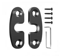 Startbuymore Kit di riparazione parasole per Jeep per Wrangler JK 2018-2023 per Gladiator 2020-2023 Lega di alluminio nera con strumenti di installazione Previene cedimenti Aggiornamenti interni del