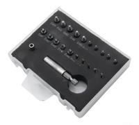 Startbuymore Kit estrattore di viti integrato con asta a sgancio rapido da 22 pezzi per applicazioni con bulloni spogliati nella manutenzione degli impianti di produzione, manutenzione e retrofitting