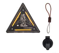 Startbuymore Lampada triangolare per esterni con magnete integrato per corsa notturna, ciclismo e campeggio, 3000 K, luce LED sensibile al tocco (B)