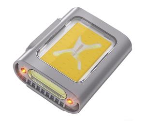 Startbuymore Luce magnetica ricaricabile con COB LED per pesca notturna con luce laterale forte e modalità luce rossa