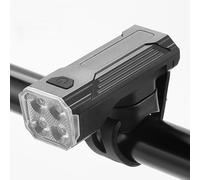 Startbuymore Luce per bici da 260 lumen, ricaricabile tramite USB C, montaggio a sgancio rapido, impermeabile, design compatto e leggero, si adatta alla maggior parte dei manubri, corpo in ABS, 7,5 x