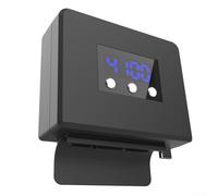 Startbuymore Per Switch 2 Host Radiatore ad aspirazione efficiente Raffreddamento Monitoraggio della temperatura in tempo reale Connessione fotocamera Type-C ABS nero Design portatile 7.6x8.4x2.7CM