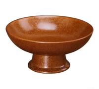 Startbuymore Piatto da frutta alto per snack, pasticcini e frutta secca che riflette la composizione minimalista e la filosofia del design zen (A)