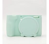 Startbuymore Protezione in silicone per fotocamera Canon PowerShot V1, con bordi arrotondati e distribuzione uniforme dello spessore (verde)