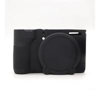 Startbuymore Protezione in silicone per fotocamera Canon PowerShot V1, con bordi arrotondati e distribuzione uniforme dello spessore (nero)