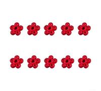 Startbuymore Raccoglitore a sfera in silicone elasticizzato con aperture multiple per adattarsi alle variazioni del diametro dell'asta e supportare pratiche di trasporto sicure (rosso)